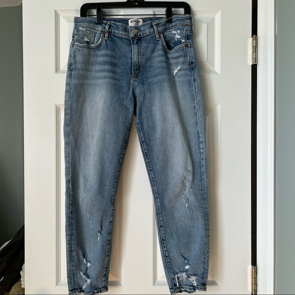 SOLD | AGOLDE | Sophie Cropped High Rise Denim Jeans - Picture 3 of 11